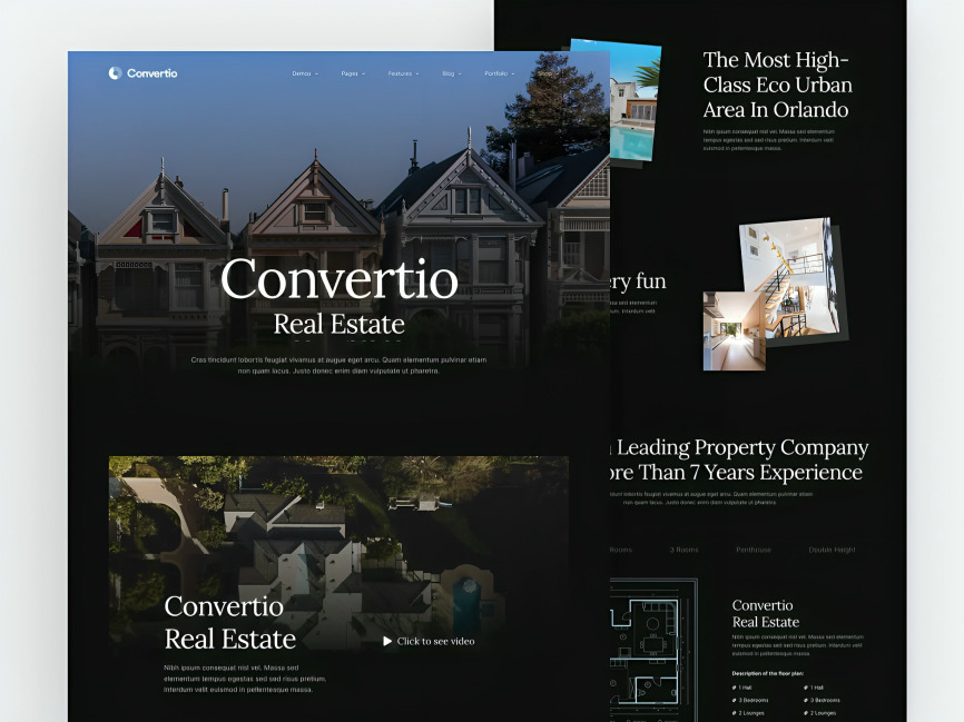 Website Landingpage Convertio Real Estate Premium Themes Wordpress 1 Website Landingpage Convertio Real Estate Premium Themes Wordpress