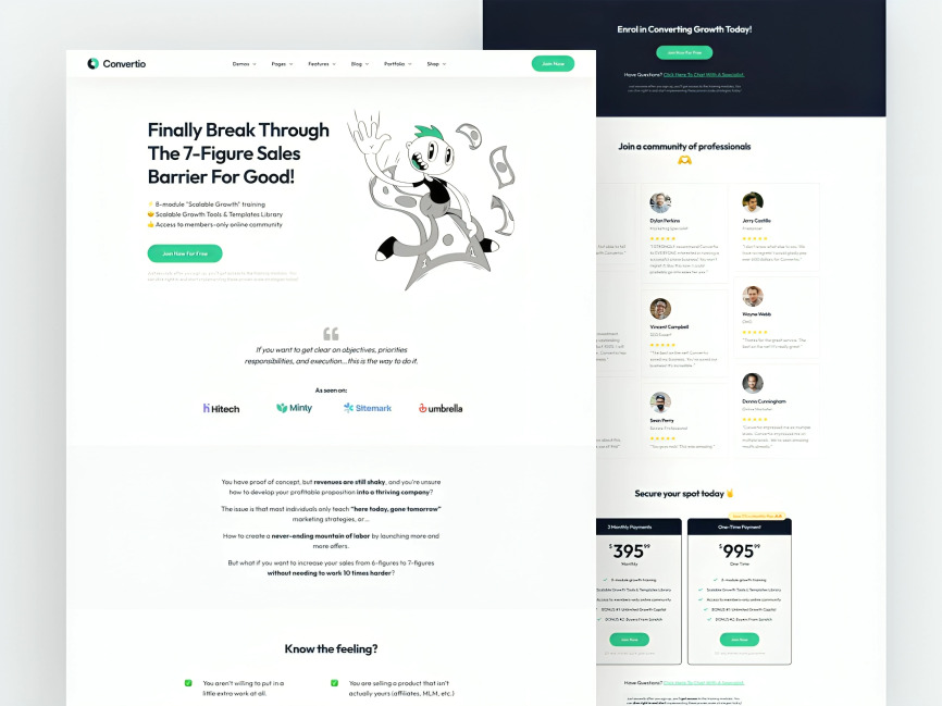 Website Landingpage Convertio Sales Setter Premium Themes Wordpress 1 Website Landingpage Convertio Sales Setter Premium Themes Wordpress